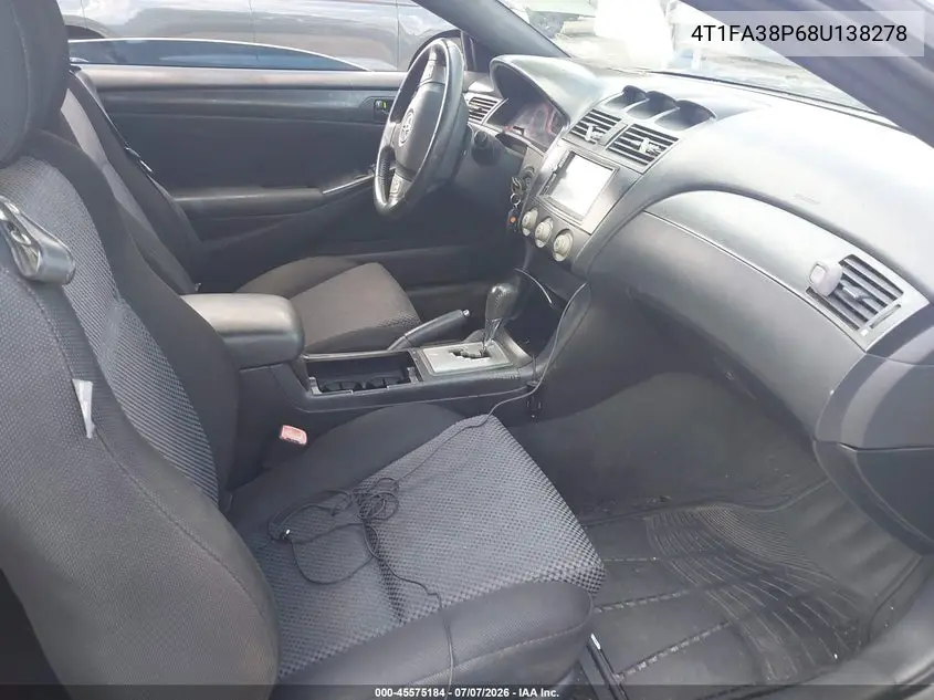 2008 Toyota Camry Solara Sport VIN: 4T1FA38P68U138278 Lot: 45575184