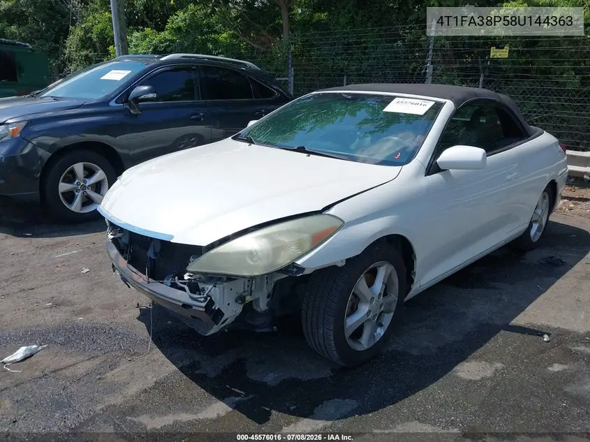 2008 Toyota Camry Solara Sle VIN: 4T1FA38P58U144363 Lot: 45576016