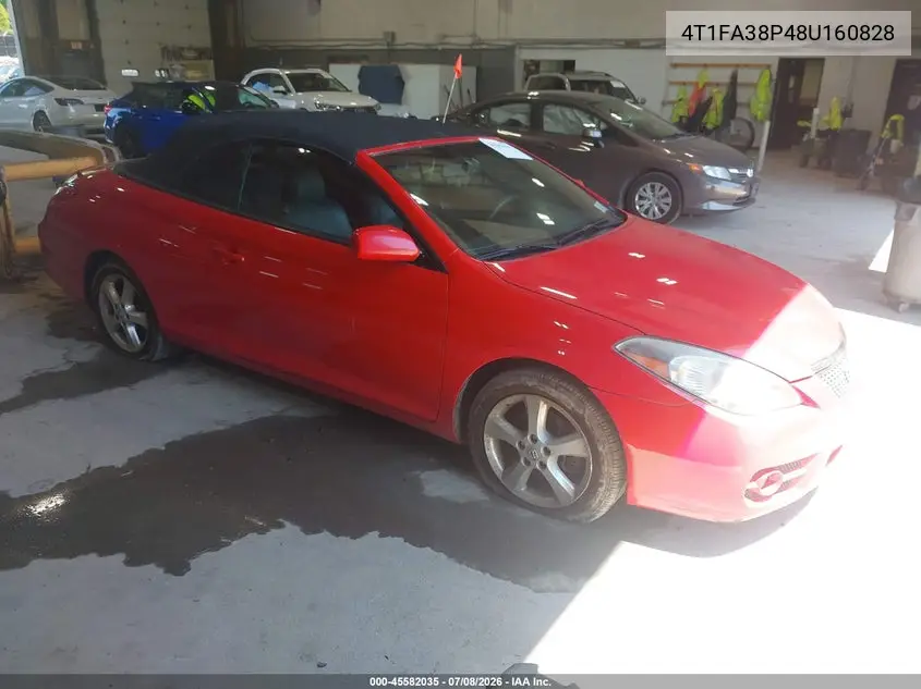 2008 Toyota Camry Solara Sle VIN: 4T1FA38P48U160828 Lot: 45582035