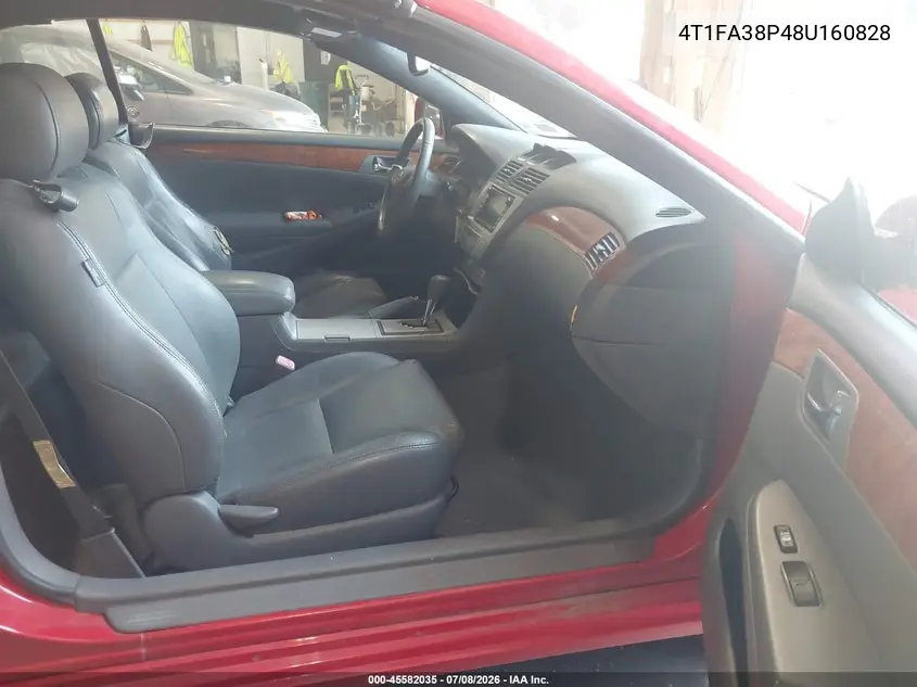 2008 Toyota Camry Solara Sle VIN: 4T1FA38P48U160828 Lot: 45582035