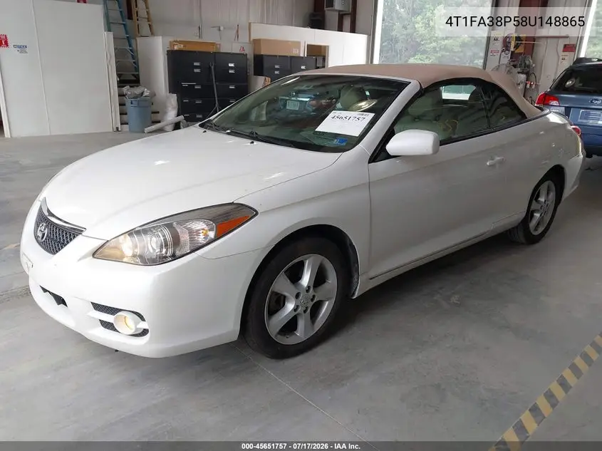 2008 Toyota Camry Solara Sle VIN: 4T1FA38P58U148865 Lot: 45651757