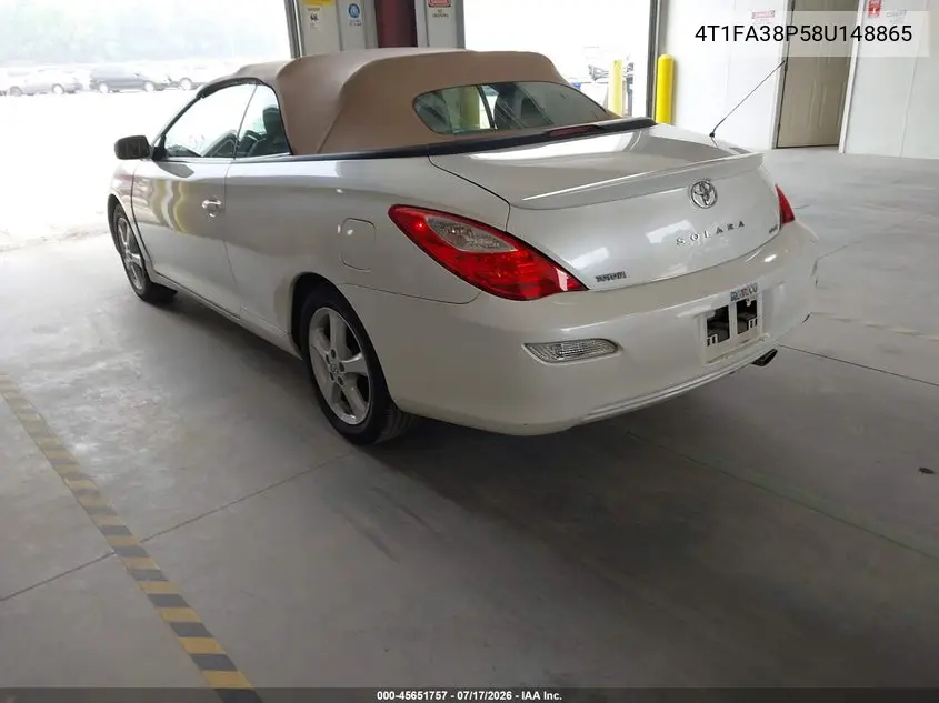 2008 Toyota Camry Solara Sle VIN: 4T1FA38P58U148865 Lot: 45651757