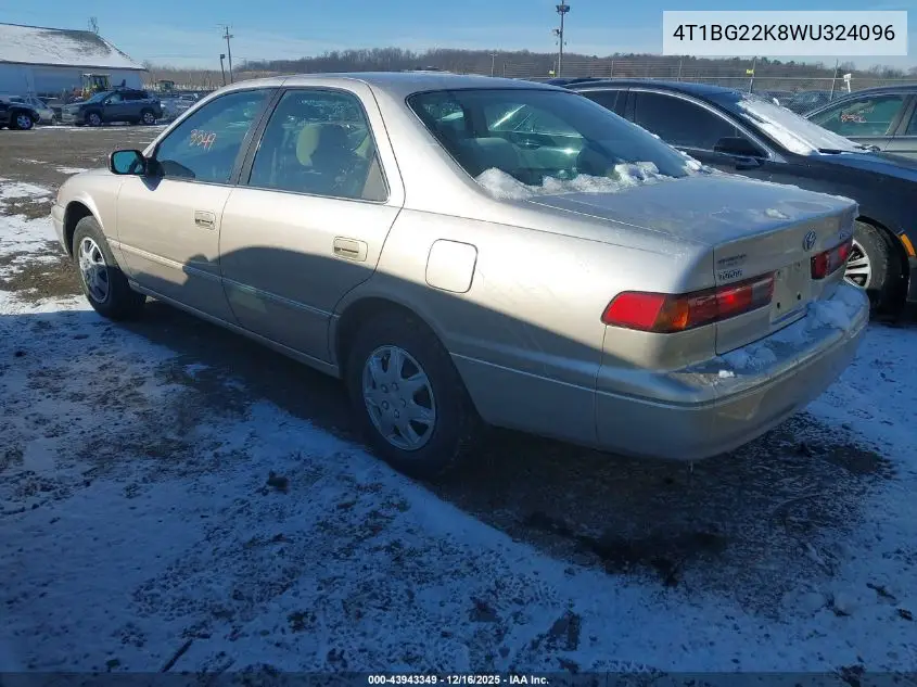 4T1BG22K8WU324096 1998 Toyota Camry Le
