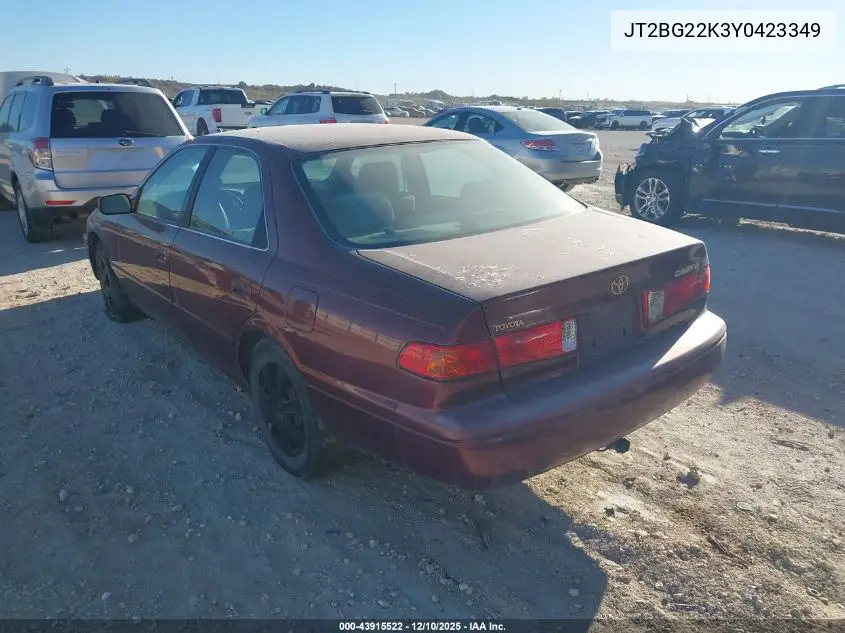 JT2BG22K3Y0423349 2000 Toyota Camry Le