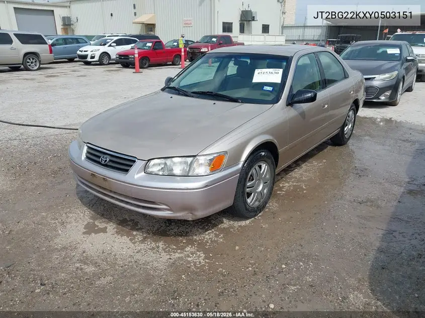 JT2BG22KXY0503151 2000 Toyota Camry Le