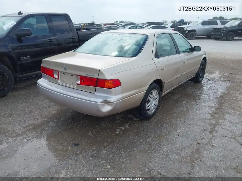 JT2BG22KXY0503151 2000 Toyota Camry Le