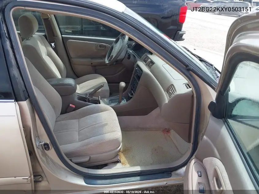JT2BG22KXY0503151 2000 Toyota Camry Le
