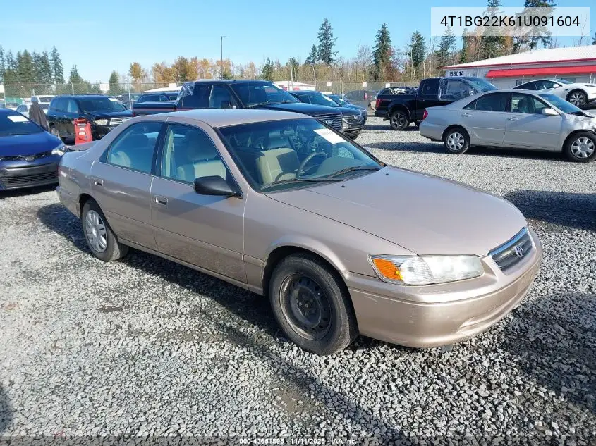 4T1BG22K61U091604 2001 Toyota Camry Le