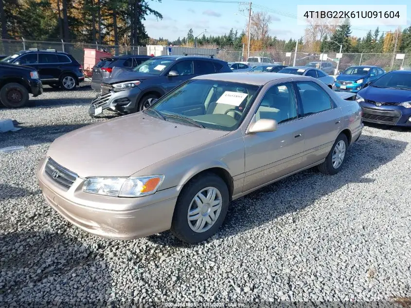 4T1BG22K61U091604 2001 Toyota Camry Le