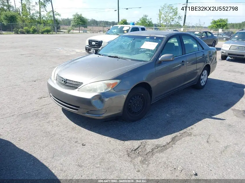 4T1BE32KX2U552798 2002 Toyota Camry Le