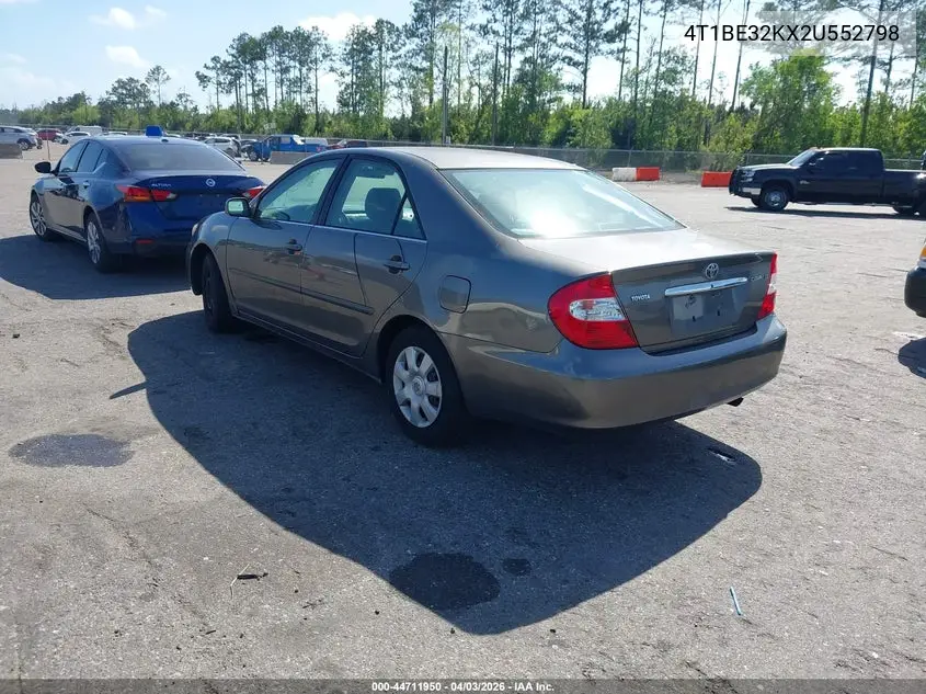 4T1BE32KX2U552798 2002 Toyota Camry Le