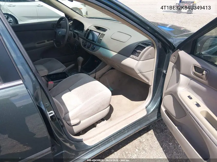 2004 Toyota Camry Le VIN: 4T1BE32K84U349413 Lot: 45430919