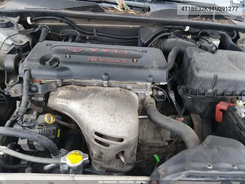 2004 Toyota Camry Le VIN: 4T1BE32K94U291277 Lot: 45462393