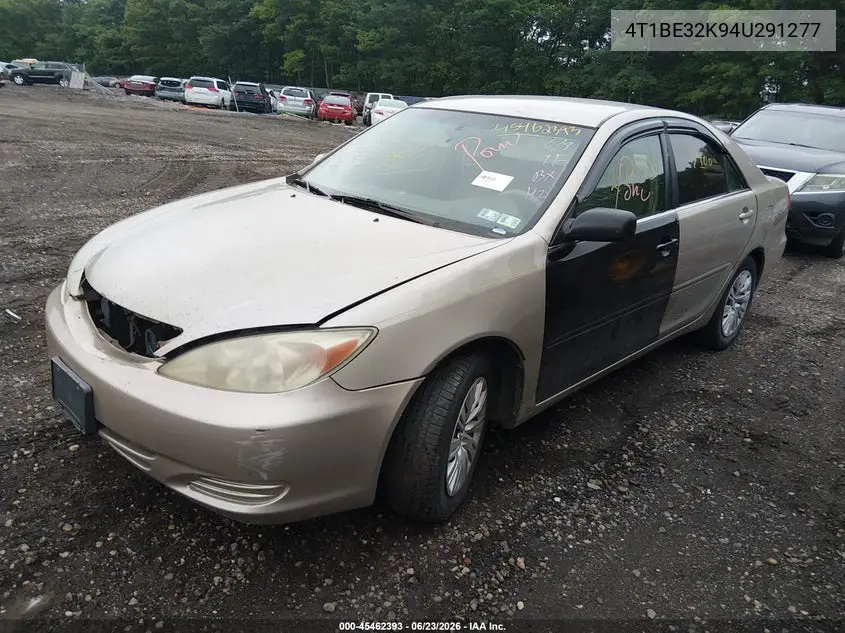 2004 Toyota Camry Le VIN: 4T1BE32K94U291277 Lot: 45462393
