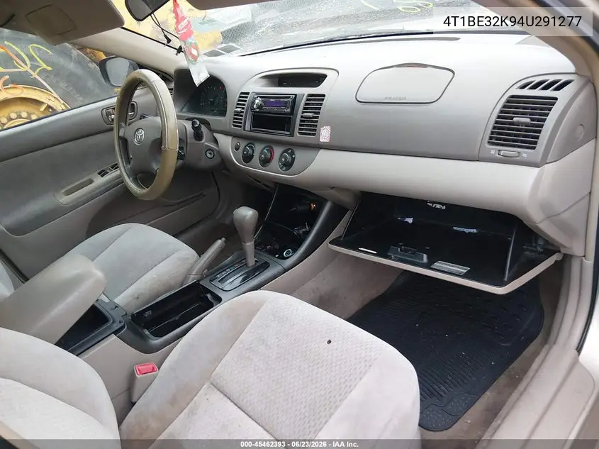 2004 Toyota Camry Le VIN: 4T1BE32K94U291277 Lot: 45462393