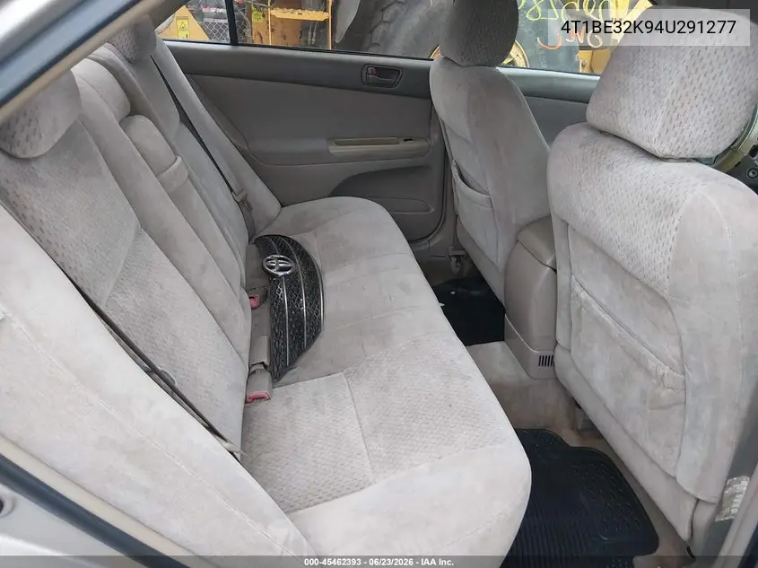 2004 Toyota Camry Le VIN: 4T1BE32K94U291277 Lot: 45462393