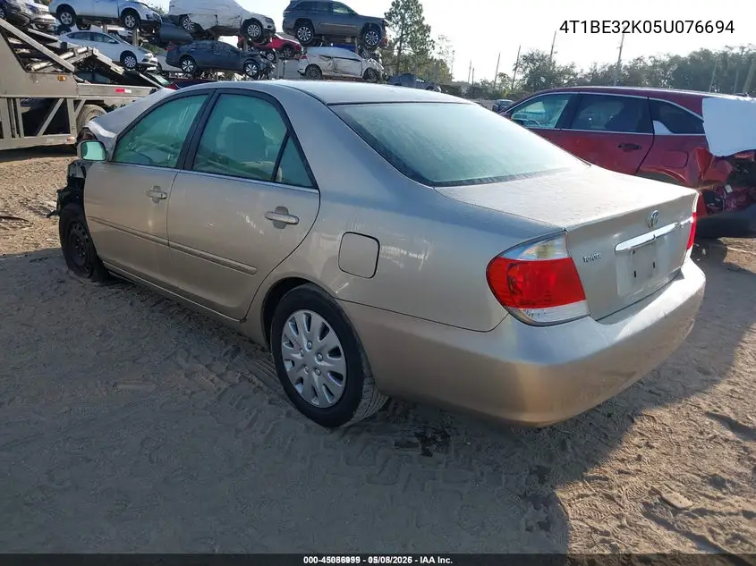 4T1BE32K05U076694 2005 Toyota Camry Xle