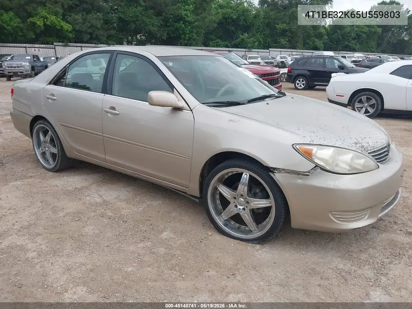 4T1BE32K65U559803 2005 Toyota Camry Le