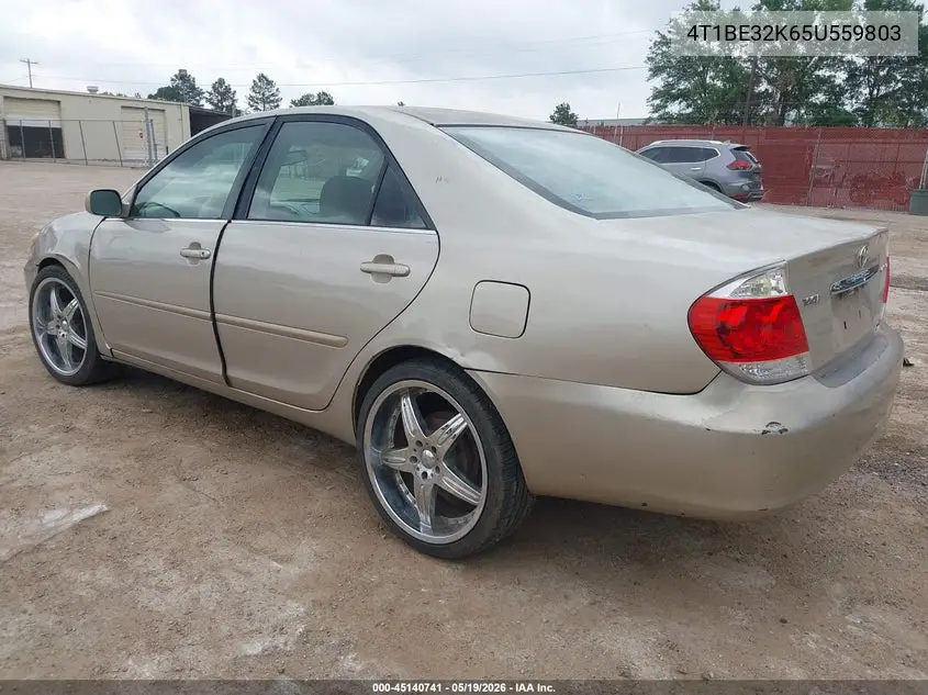 4T1BE32K65U559803 2005 Toyota Camry Le