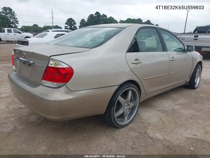 4T1BE32K65U559803 2005 Toyota Camry Le
