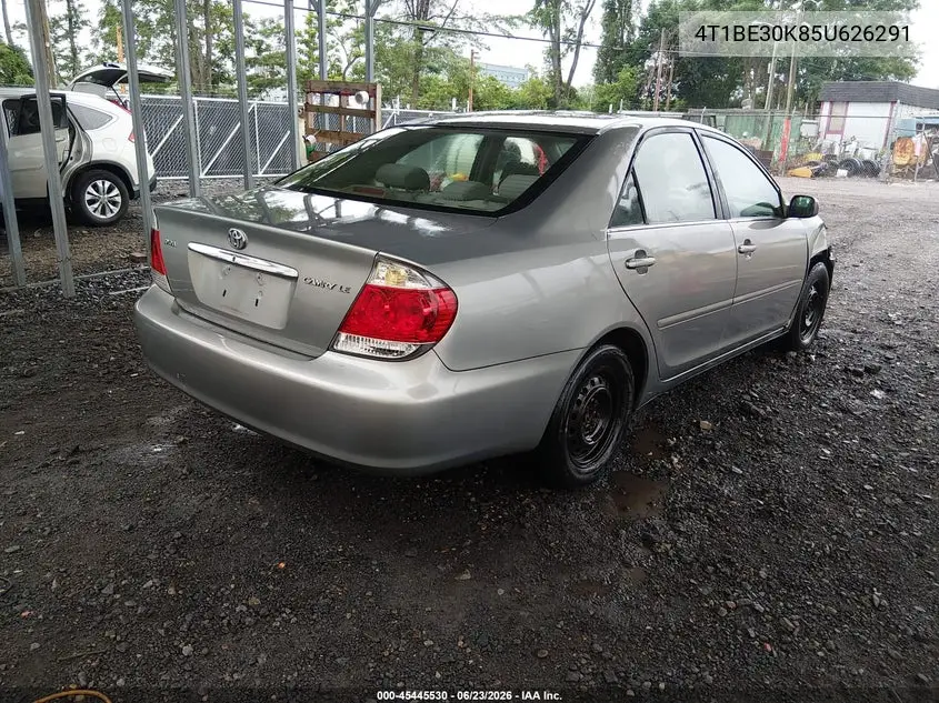 2005 Toyota Camry Le VIN: 4T1BE30K85U626291 Lot: 45445530