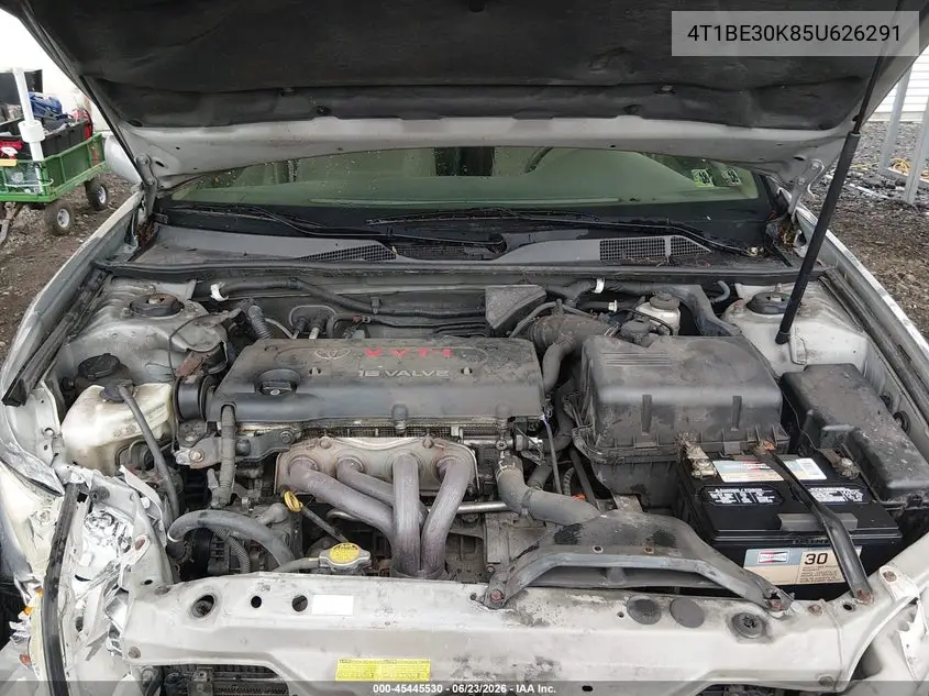 2005 Toyota Camry Le VIN: 4T1BE30K85U626291 Lot: 45445530