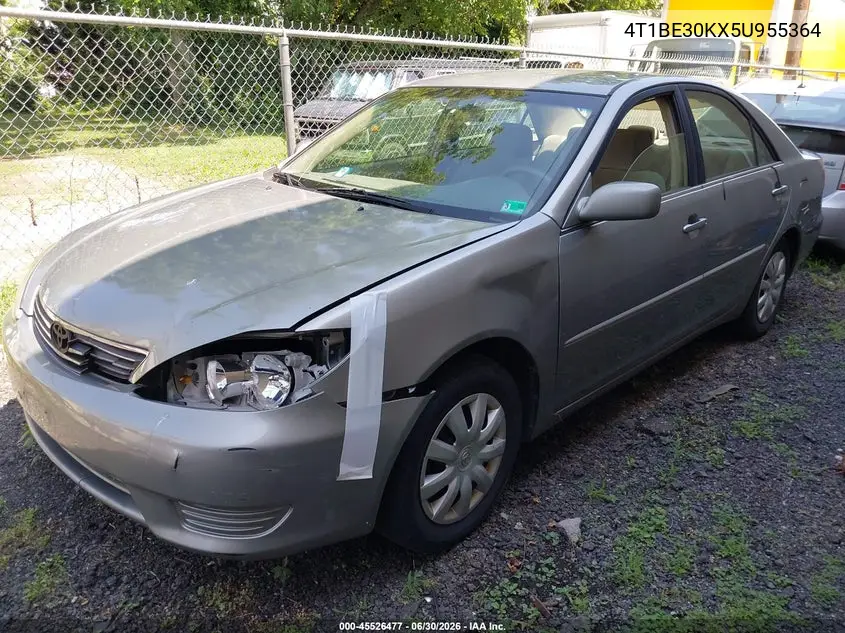4T1BE30KX5U955364 2005 Toyota Camry Le