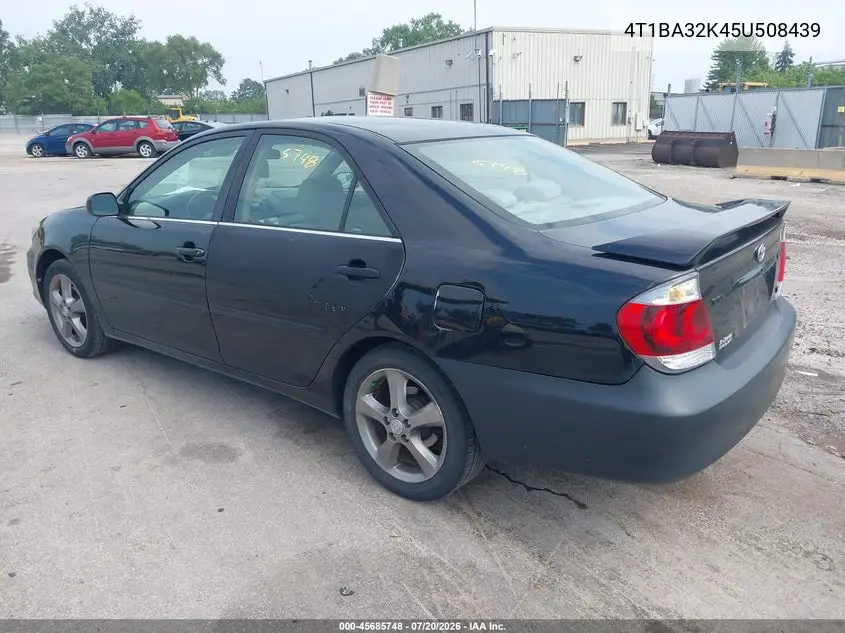 2005 Toyota Camry Se V6 VIN: 4T1BA32K45U508439 Lot: 45685748