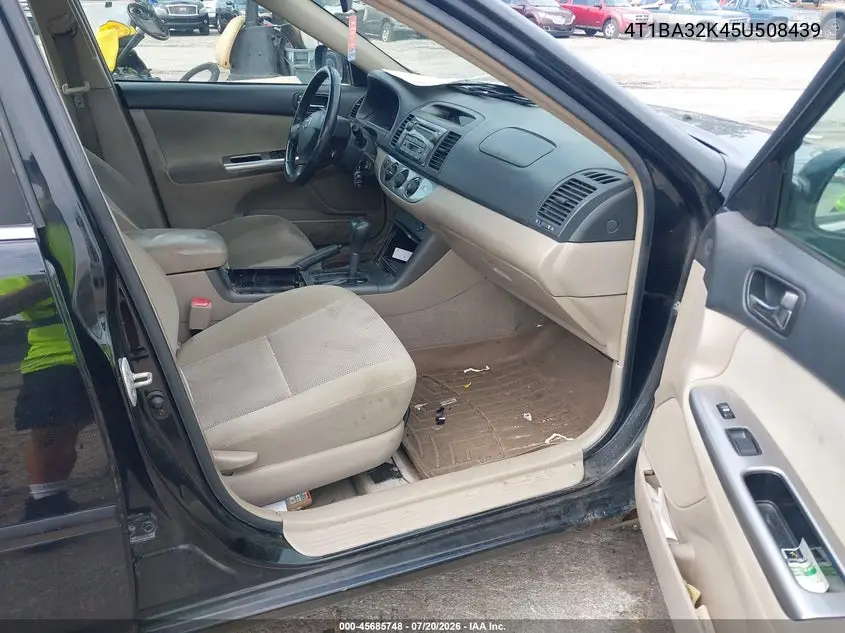 2005 Toyota Camry Se V6 VIN: 4T1BA32K45U508439 Lot: 45685748