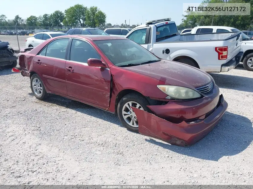 2006 Toyota Camry Le VIN: 4T1BE32K56U127172 Lot: 45659063