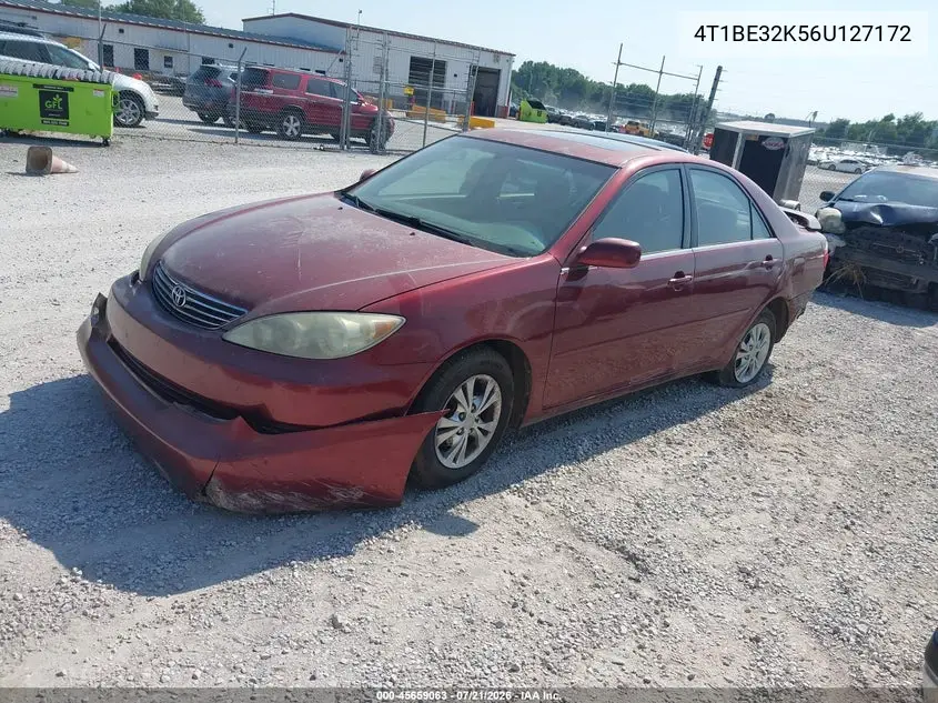 2006 Toyota Camry Le VIN: 4T1BE32K56U127172 Lot: 45659063