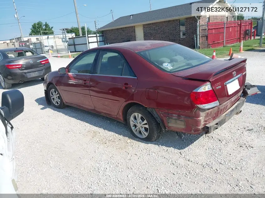2006 Toyota Camry Le VIN: 4T1BE32K56U127172 Lot: 45659063