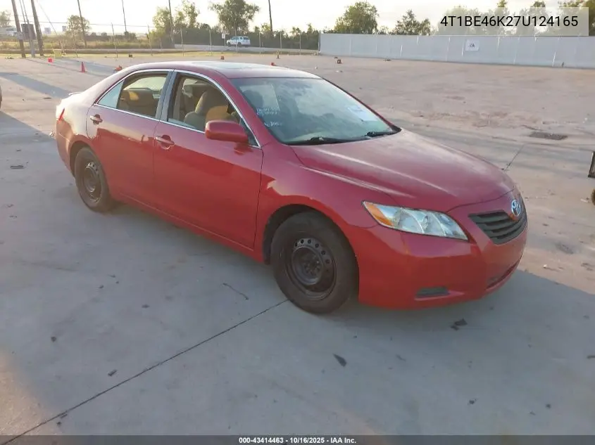 4T1BE46K27U124165 2007 Toyota Camry Ce/Le/Xle/Se
