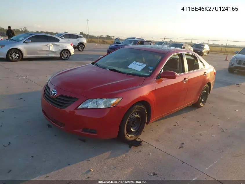 4T1BE46K27U124165 2007 Toyota Camry Ce/Le/Xle/Se
