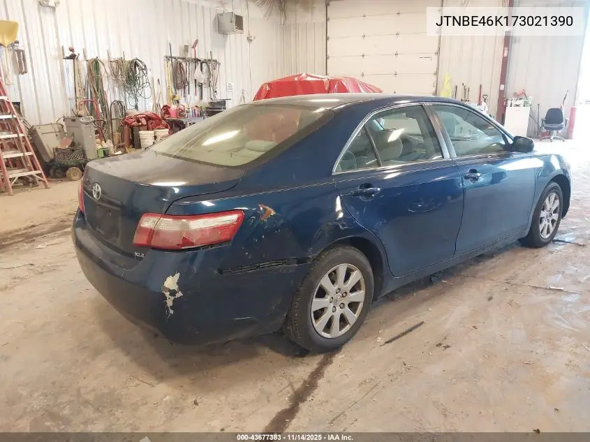 JTNBE46K173021390 2007 Toyota Camry Xle