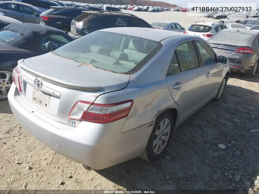 4T1BB46K37U027937 2007 Toyota Camry Hybrid