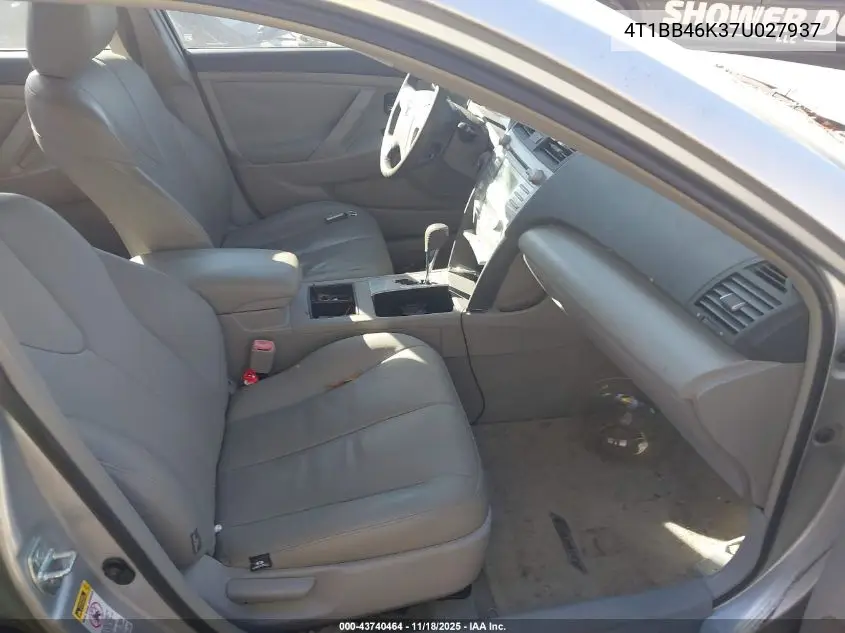 4T1BB46K37U027937 2007 Toyota Camry Hybrid