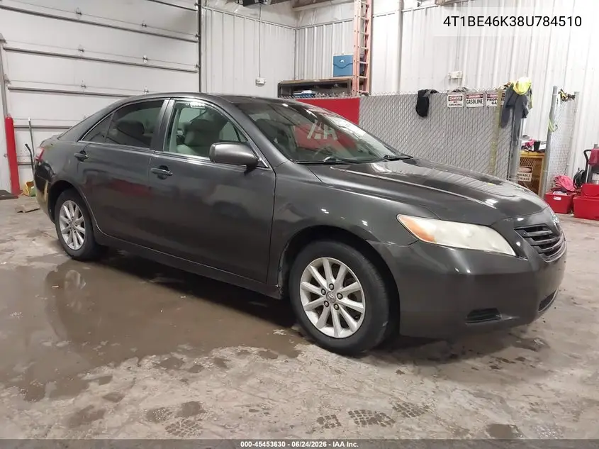 2008 Toyota Camry Le VIN: 4T1BE46K38U784510 Lot: 45453630