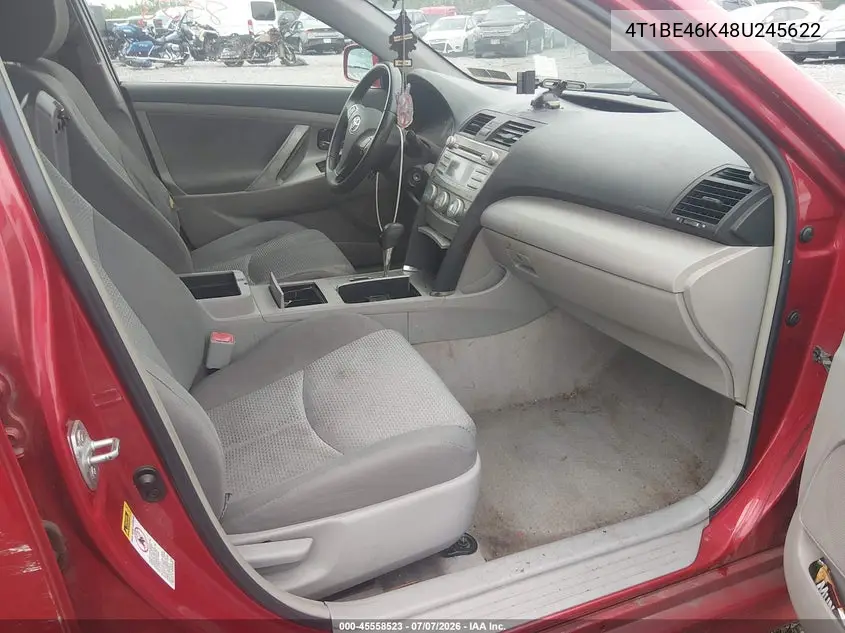 2008 Toyota Camry Se VIN: 4T1BE46K48U245622 Lot: 45558523