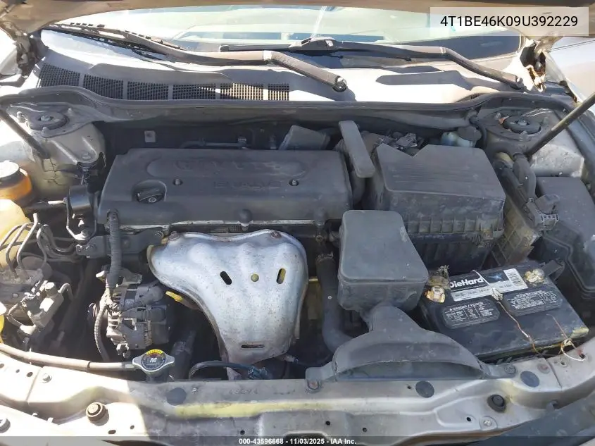 4T1BE46K09U392229 2009 Toyota Camry Le