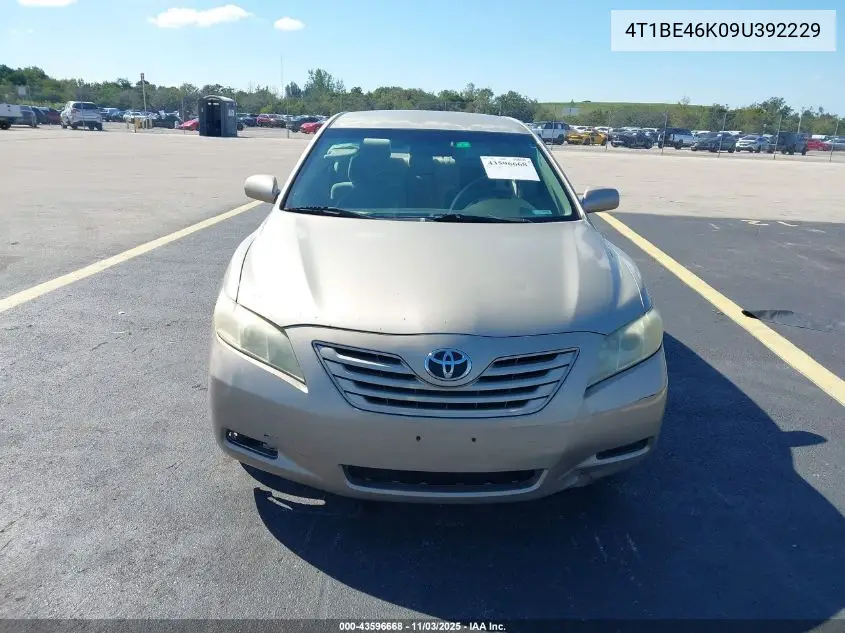 4T1BE46K09U392229 2009 Toyota Camry Le