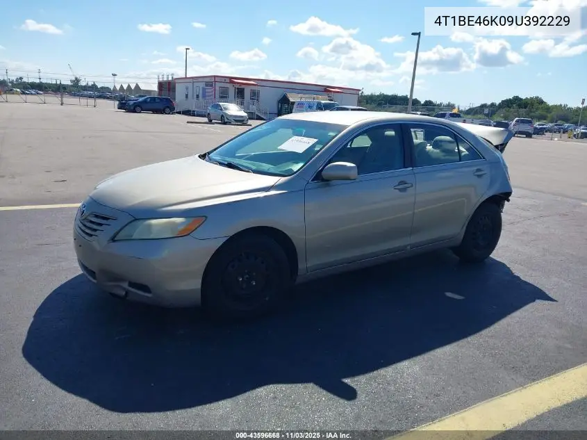4T1BE46K09U392229 2009 Toyota Camry Le