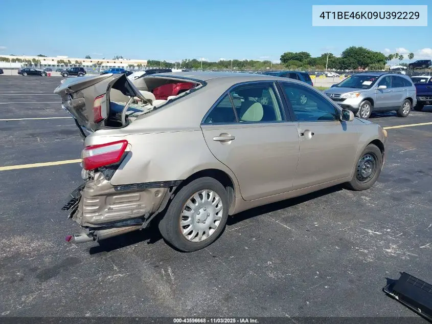 4T1BE46K09U392229 2009 Toyota Camry Le