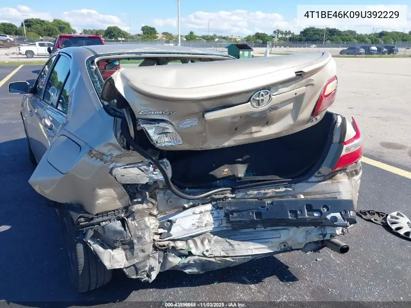 4T1BE46K09U392229 2009 Toyota Camry Le