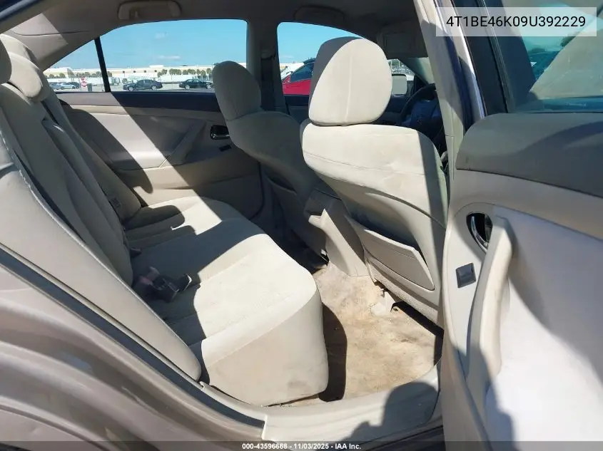 4T1BE46K09U392229 2009 Toyota Camry Le