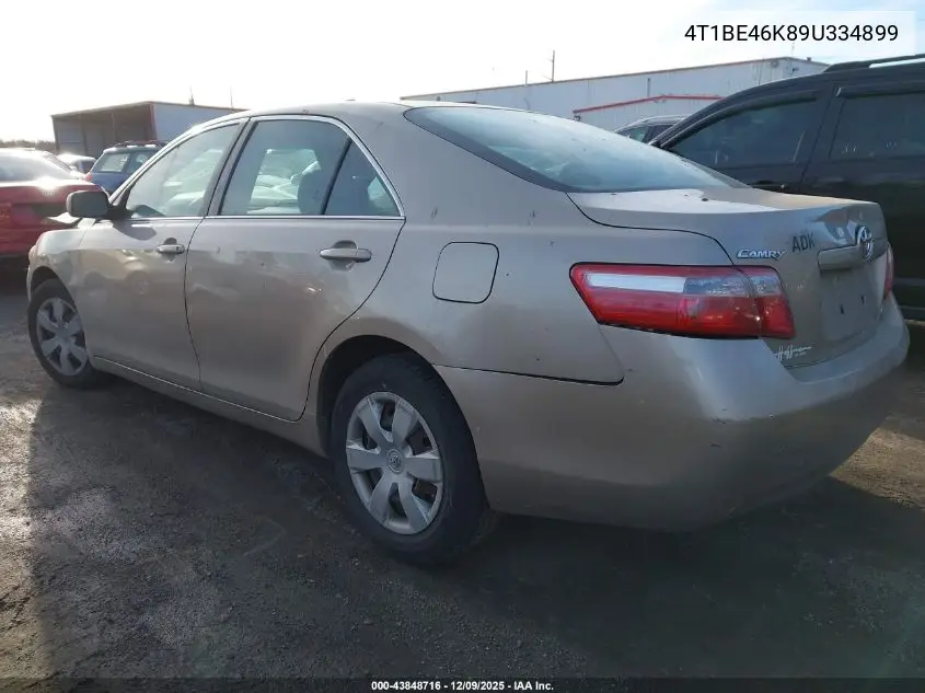 4T1BE46K89U334899 2009 Toyota Camry Le