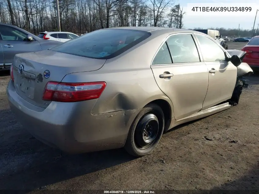 4T1BE46K89U334899 2009 Toyota Camry Le