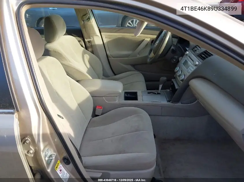 4T1BE46K89U334899 2009 Toyota Camry Le