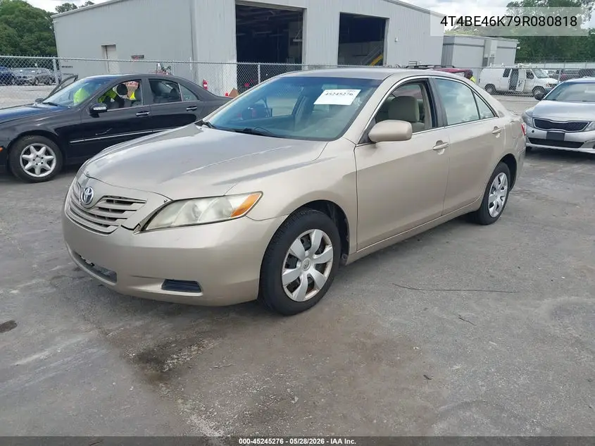 4T4BE46K79R080818 2009 Toyota Camry Le