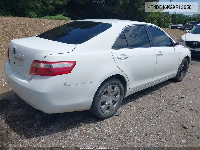 2009 Toyota Camry Le VIN: 4T4BE46K29R128581 Lot: 45358674